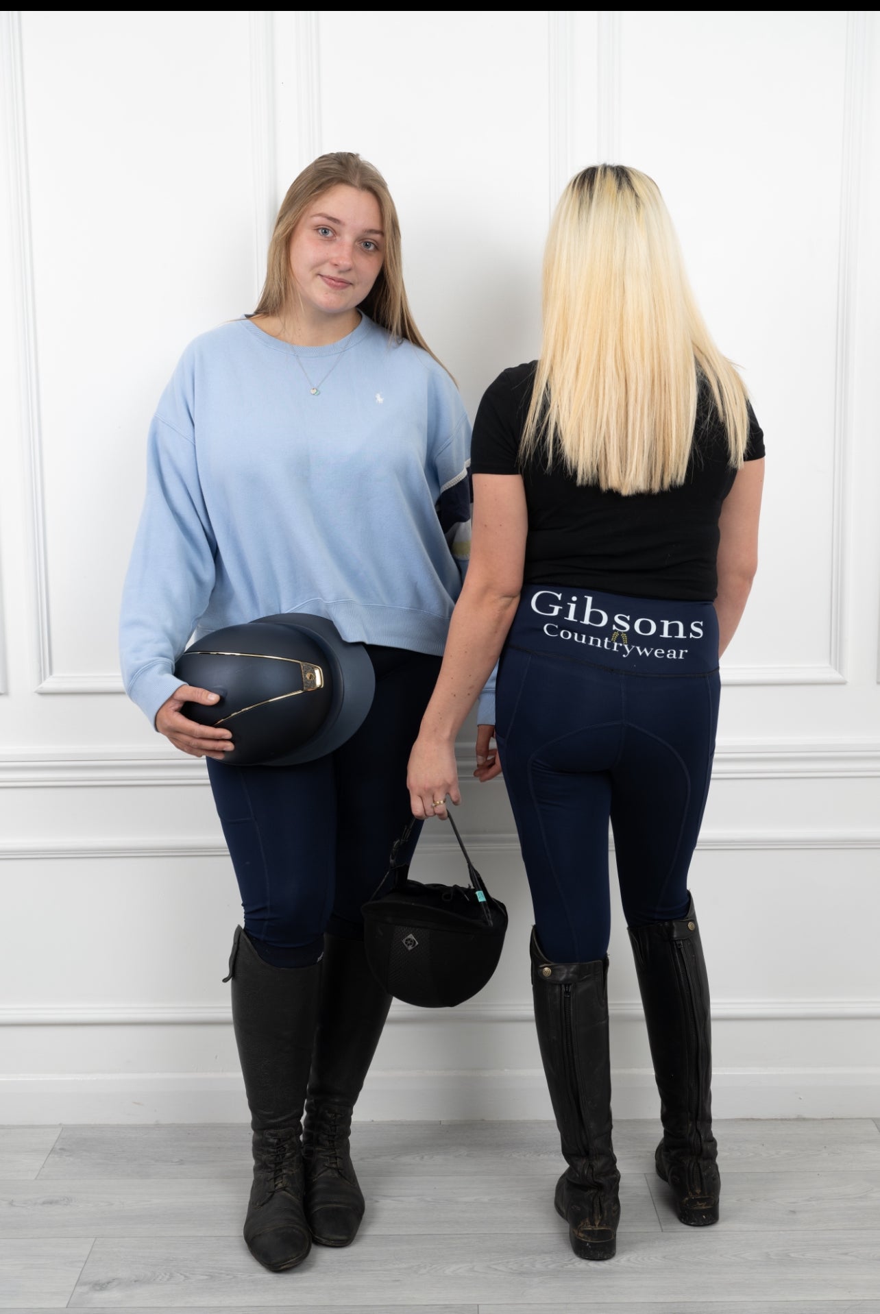 Gibsons Countrywear navy ladies leggings